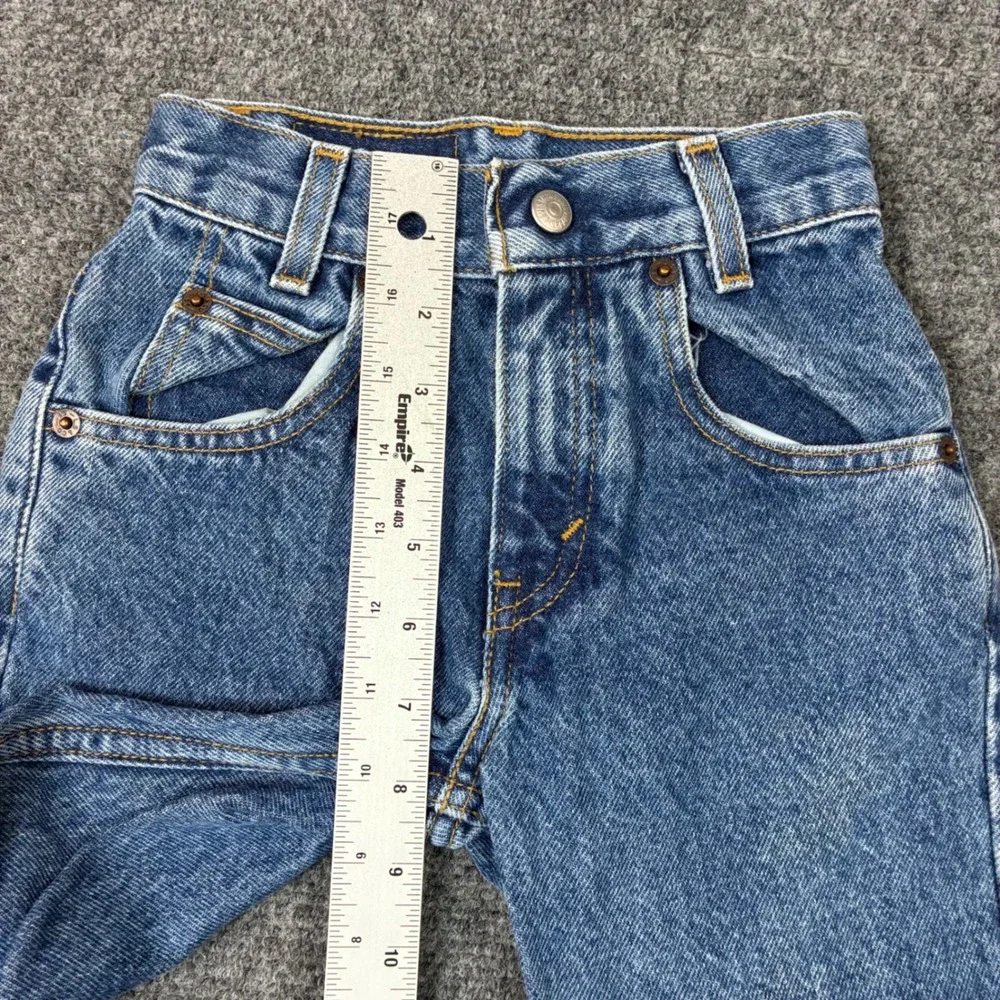 1990s Levis 550 Relaxed Fit Boys Kids Size 6 Denim Jeans Medium Wash Made Mexico